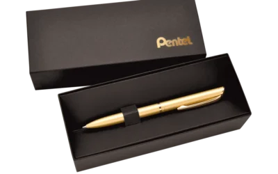 Idealne na prezent – Złote pióro kulkowe 0,7 mm marki Pentel